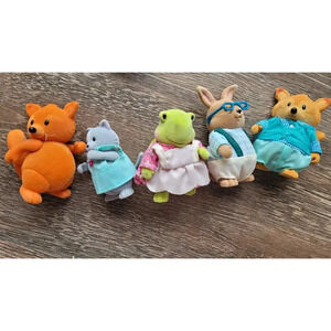 Li'l Woodzeez Animals set of 3‎ doll house figurines toys